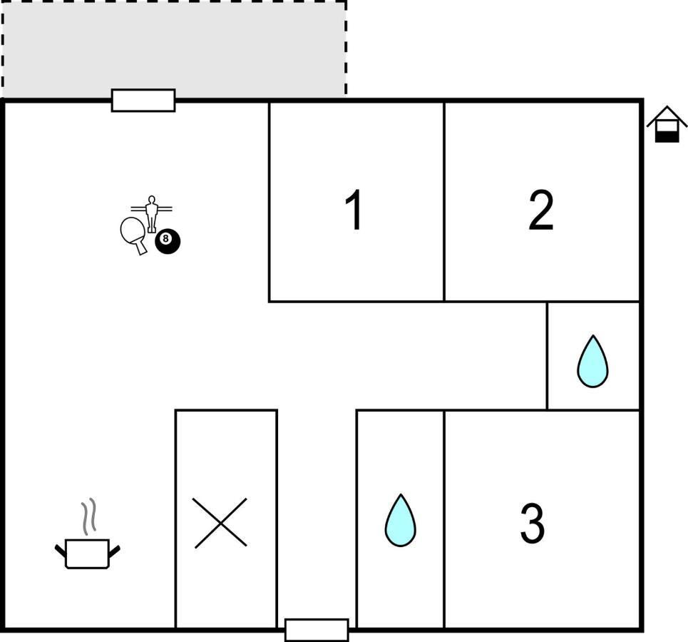 3 Bedroom Nice Home In วิเซวกา ภายนอก รูปภาพ